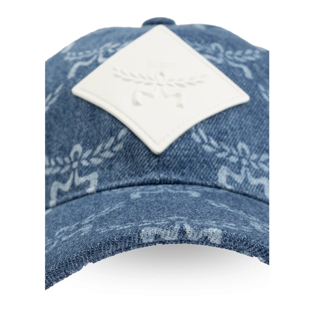 MCM Denim Cap Blue Heren