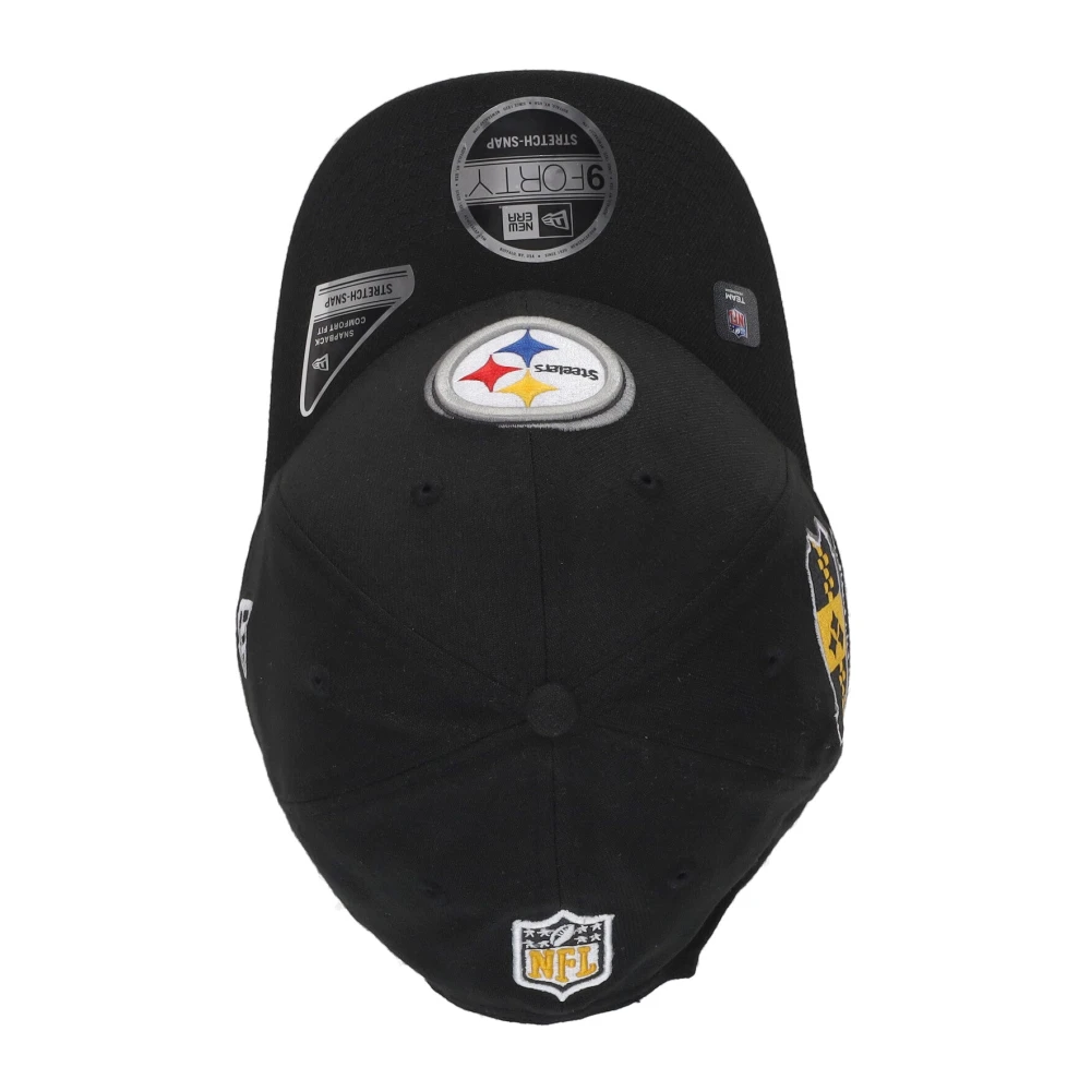 new era Gebogen Visor Hat NFL Draft Steelers Black Unisex