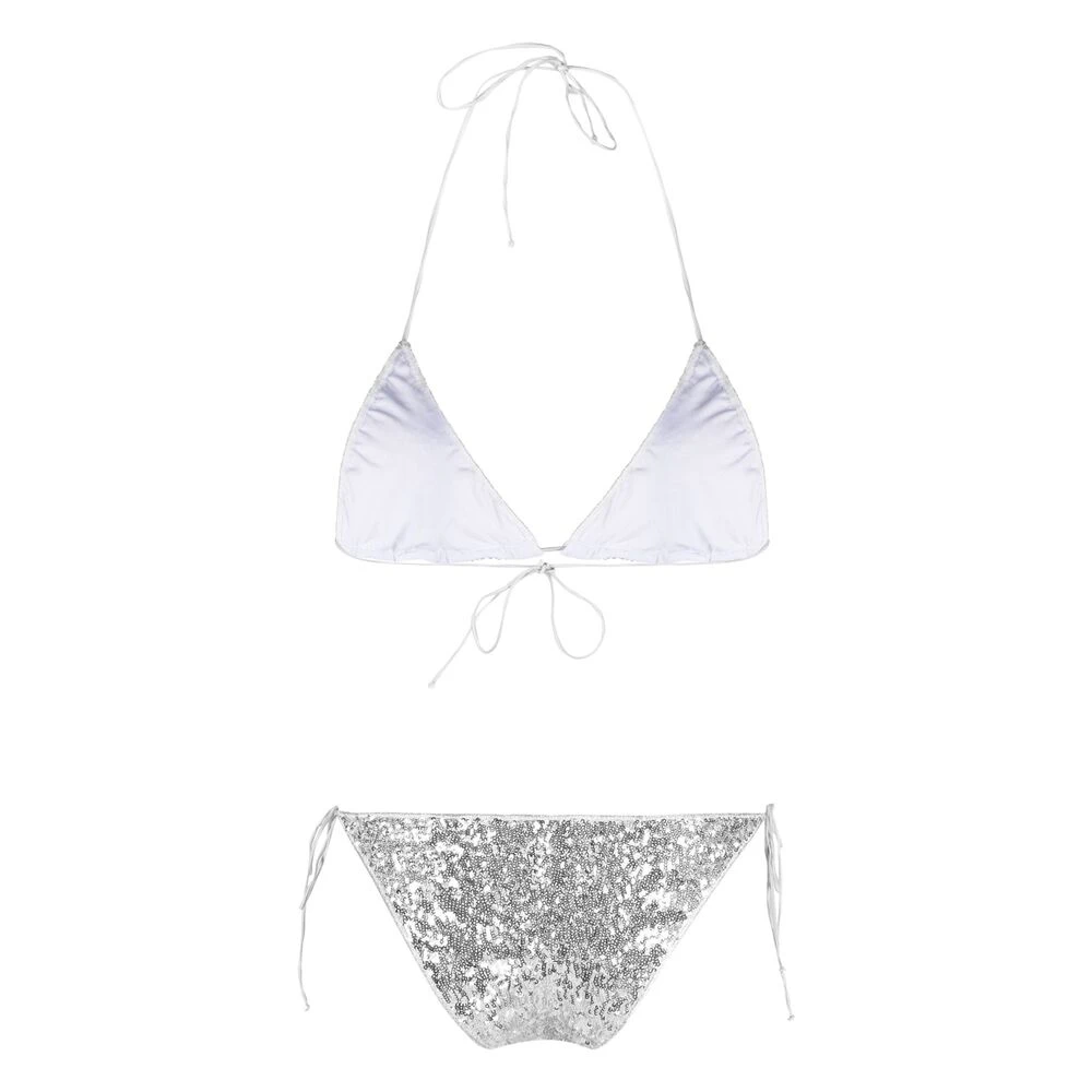 Oseree Pailletten Strandkleding Set Gray Dames