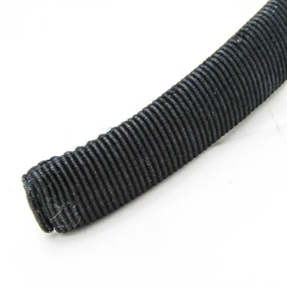 Salvatore Ferragamo Pre-owned Cotton hair-accessories Black Dames
