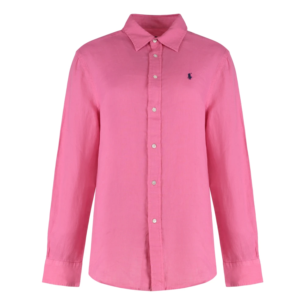 Polo Ralph Lauren Donna Rosa Camicette Xs, New,