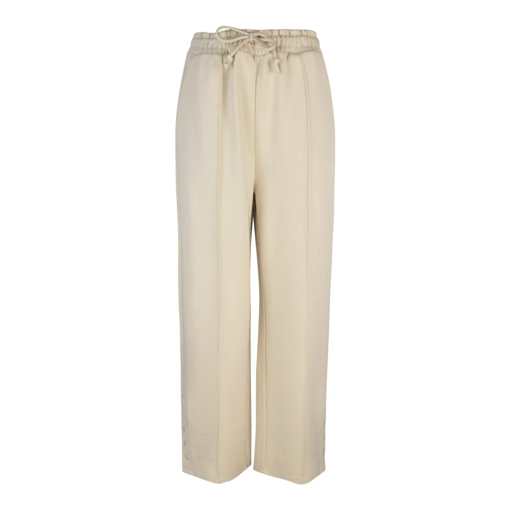 PATRIZIA PEPE Decoratieve Snap Broek Beige Dames