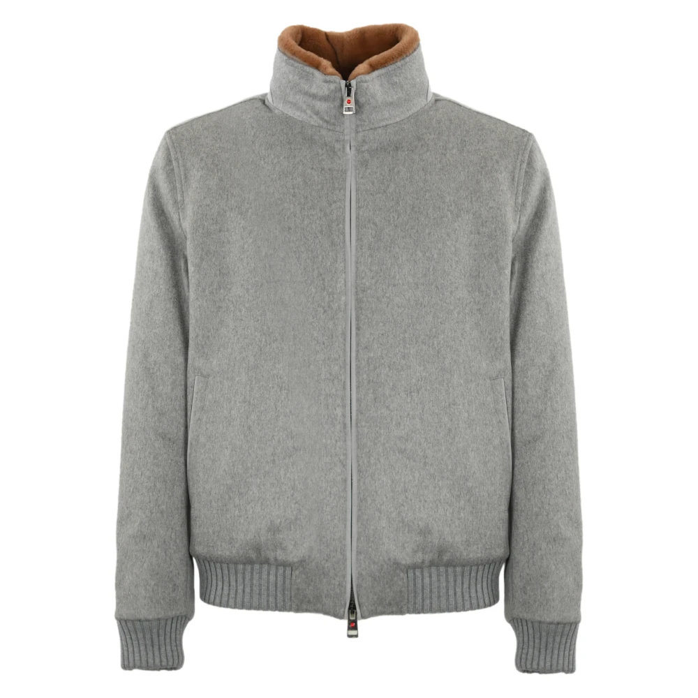 Kired Kasjmier Hoge Hals Ritsjas Gray Heren