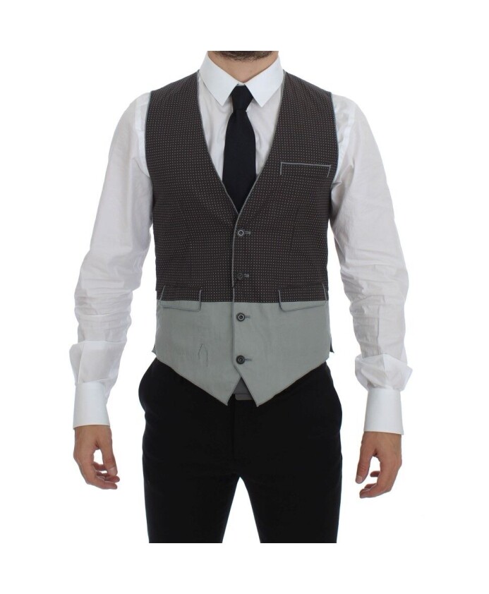 gray-polka-dot-dress-vest
