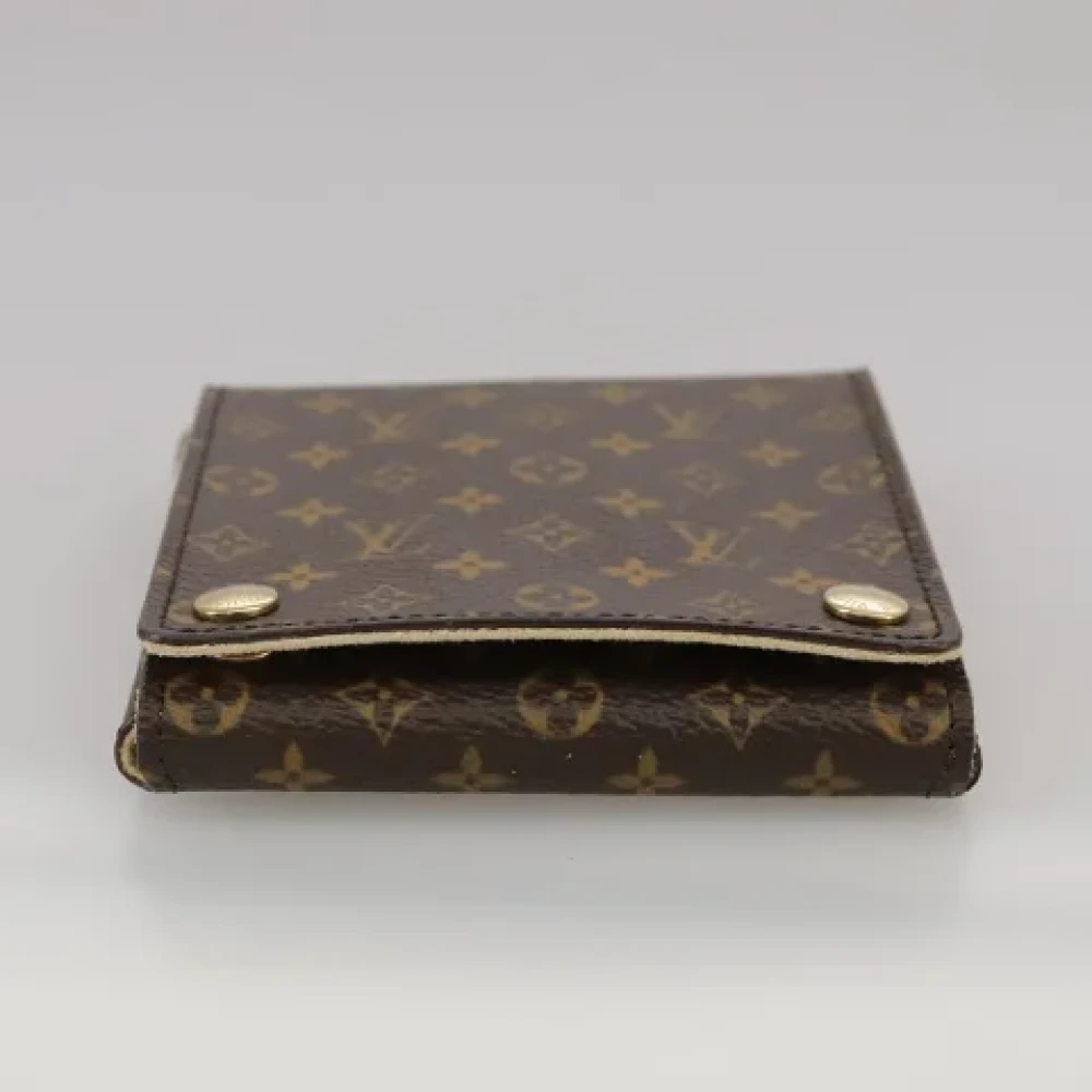 Louis Vuitton Vintage Pre-owned Canvas wallets Brown Dames
