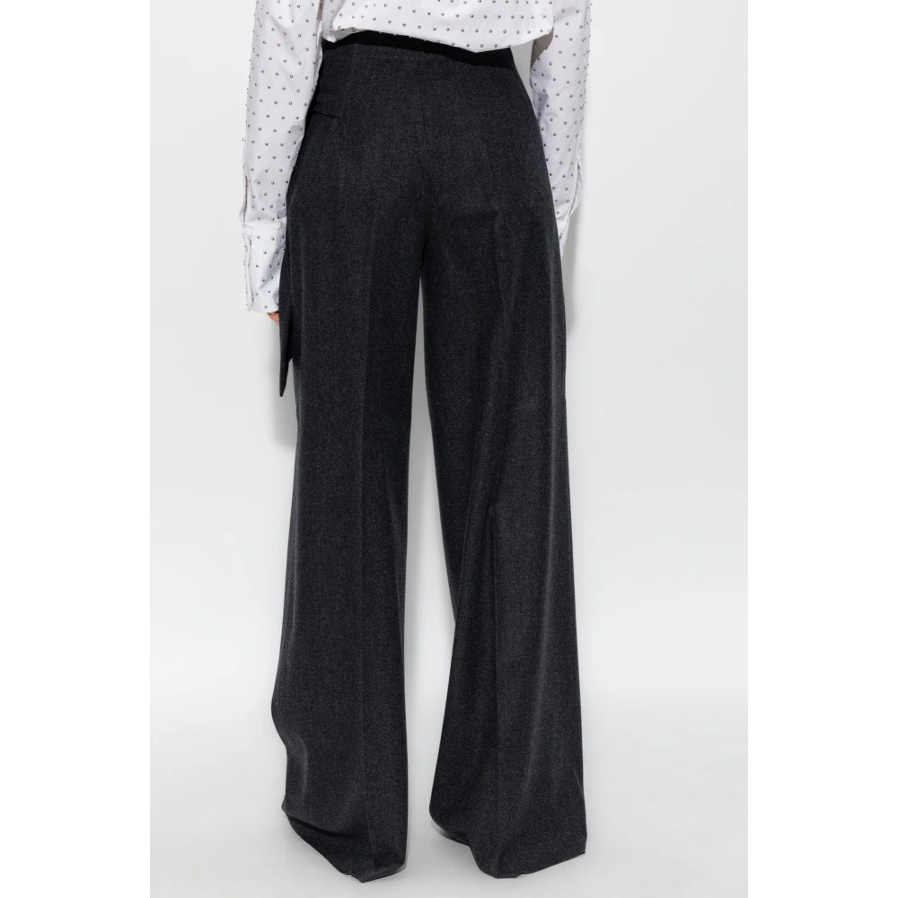 Max Mara Wollen broek Arsenio Gray Dames