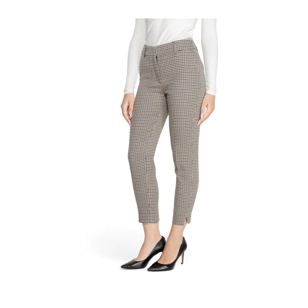 Only Beige Mix Dames Herfst Broek Beige Dames