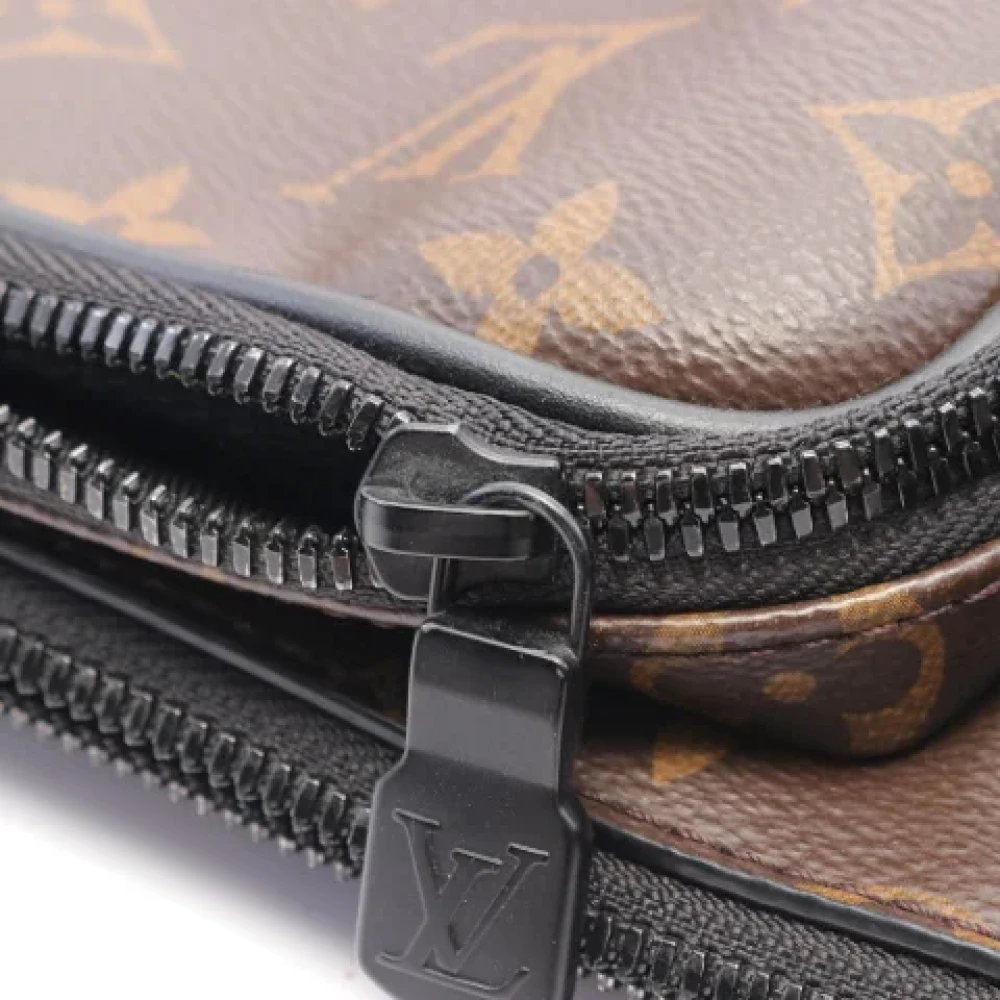 Louis Vuitton Vintage Pre-owned Canvas louis-vuitton-bags Black Heren