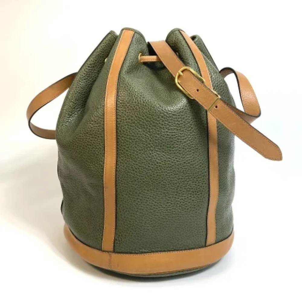 Dior Vintage Pre-owned Leather dior-bags Green Dames
