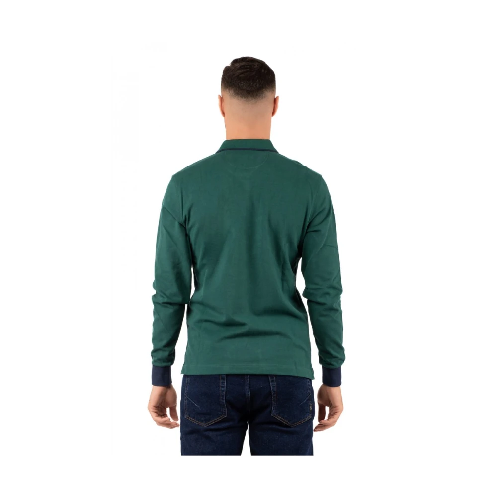 LA MARTINA Heren Polo Klassieke Stijl Green Heren