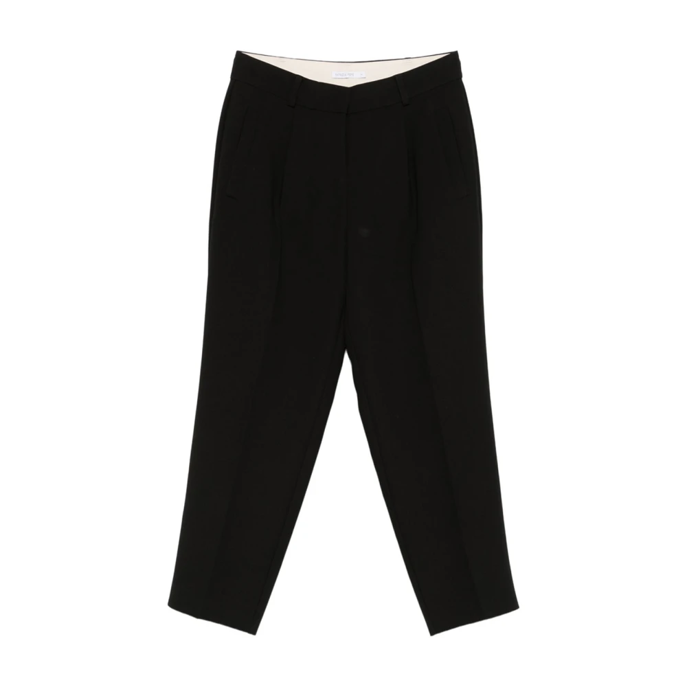 Patrizia Pepe Women's Black Capri Trousers - Cropped Trousers - M - Trousers