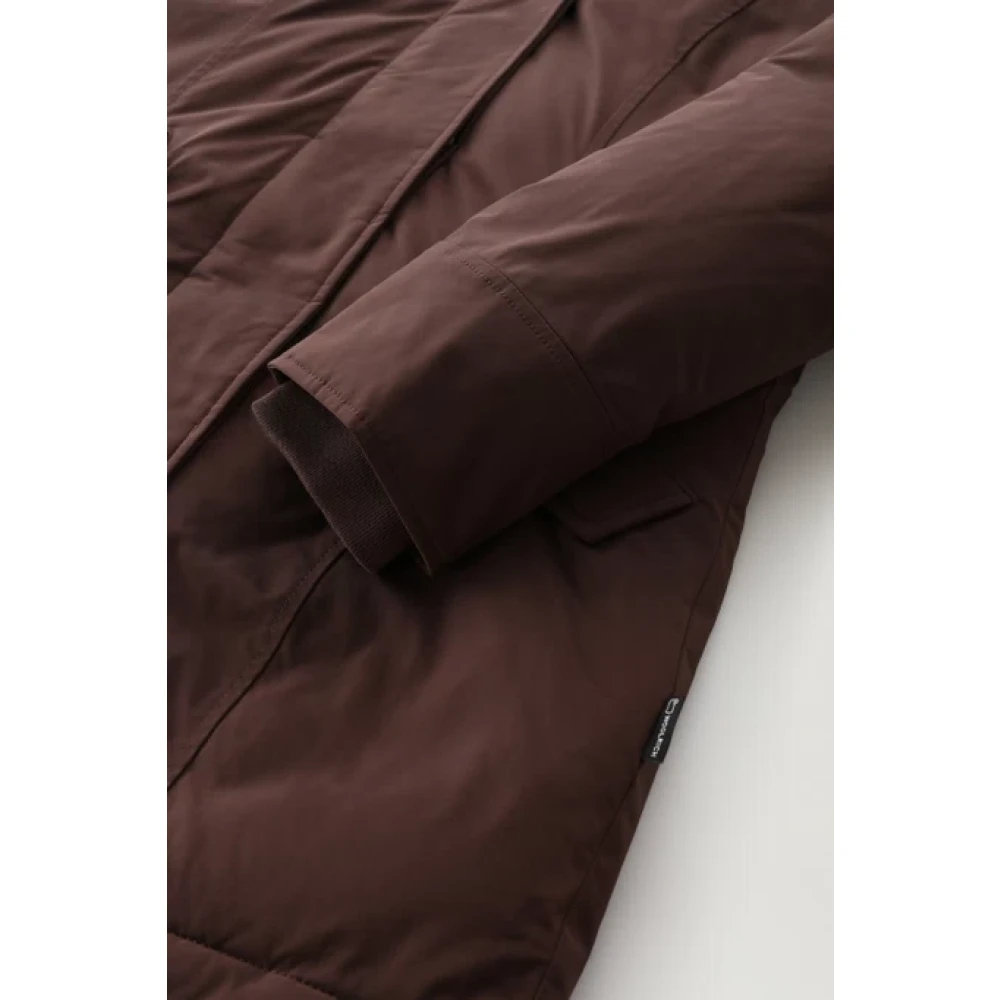 Woolrich Luxury Arctic Parka Bruin Brown Dames