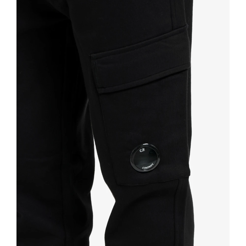 C.P. Company Sportbroek Zwart Elastische Taille Cargo Black Heren