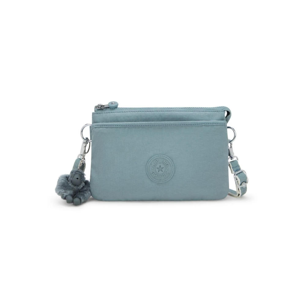 Kipling Lichtgewicht veelzijdige crossbody tas met vakken Blue Dames