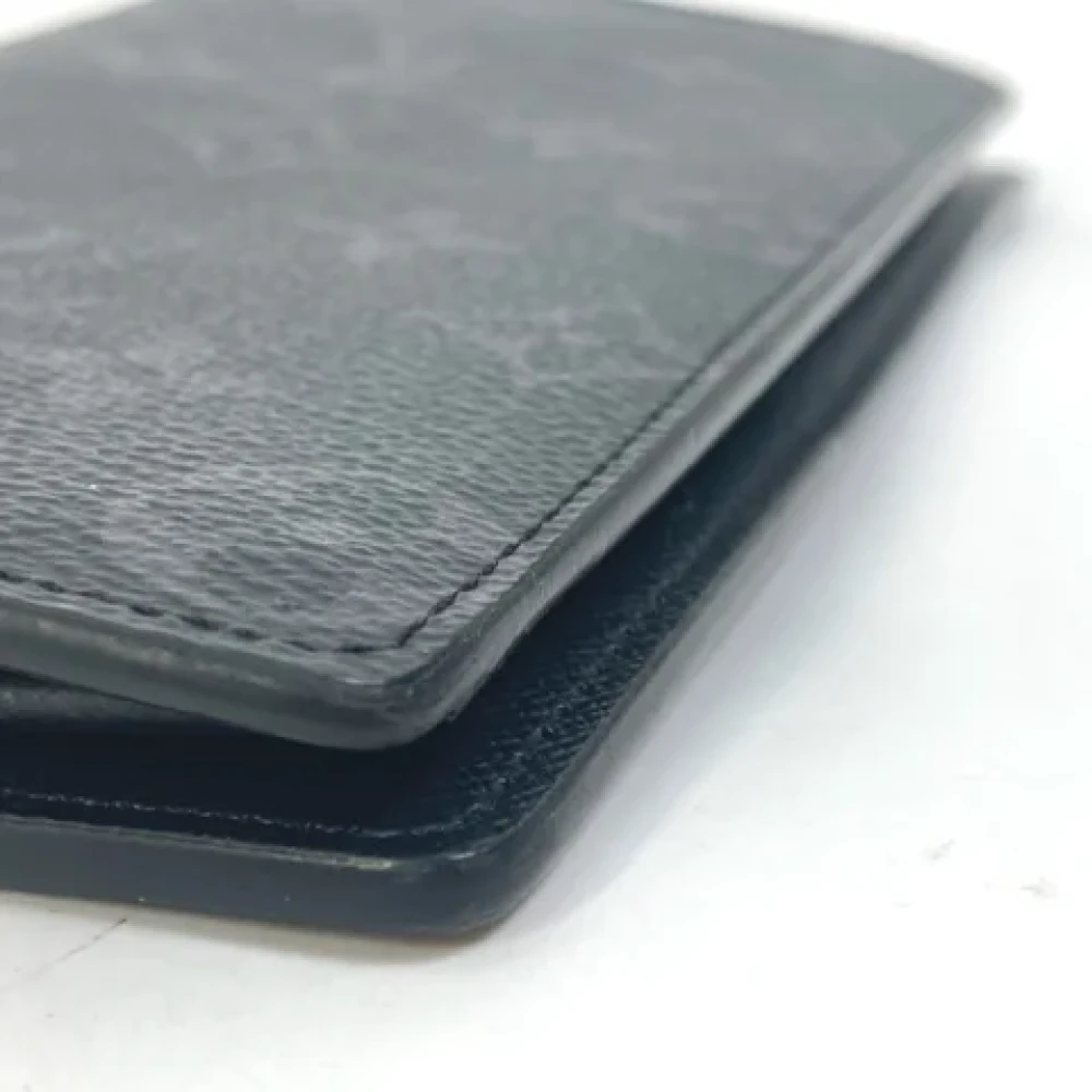 Louis Vuitton Vintage Pre-owned Fabric wallets Black Heren
