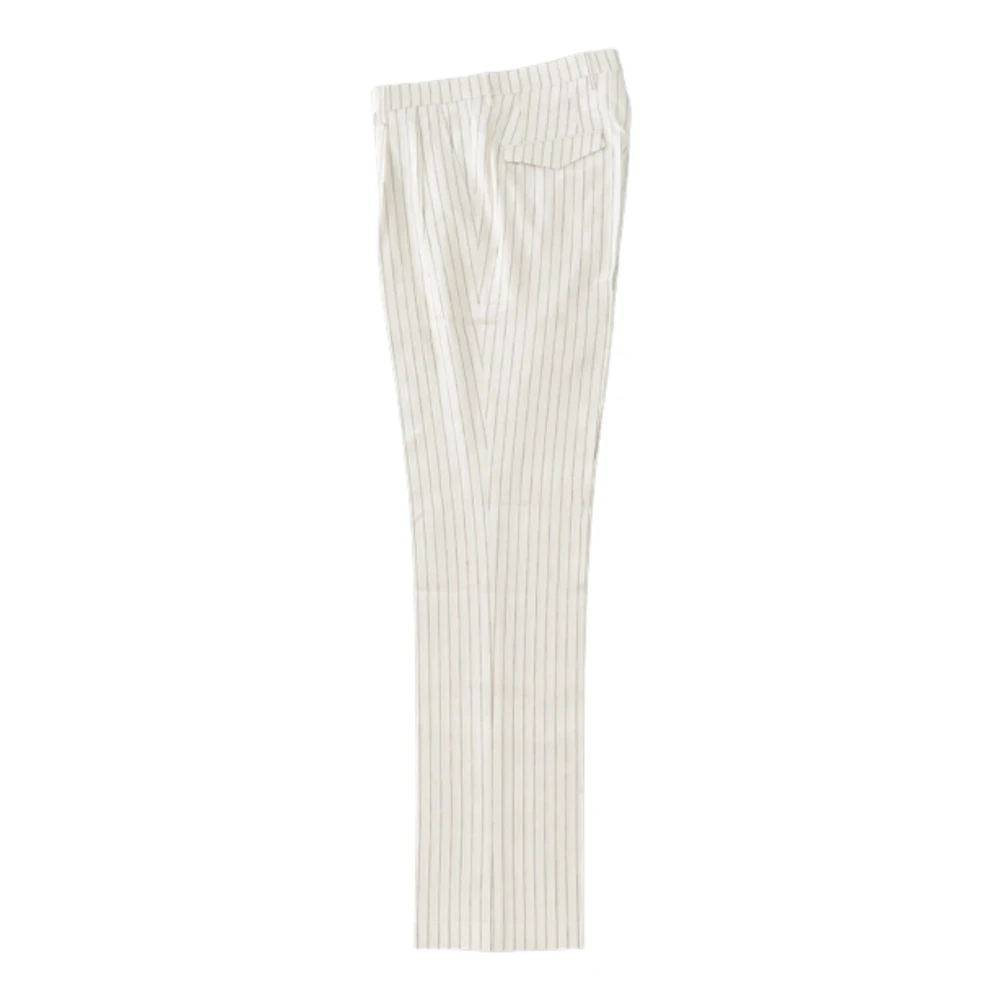 Berwich Ecru Broek Beige Heren