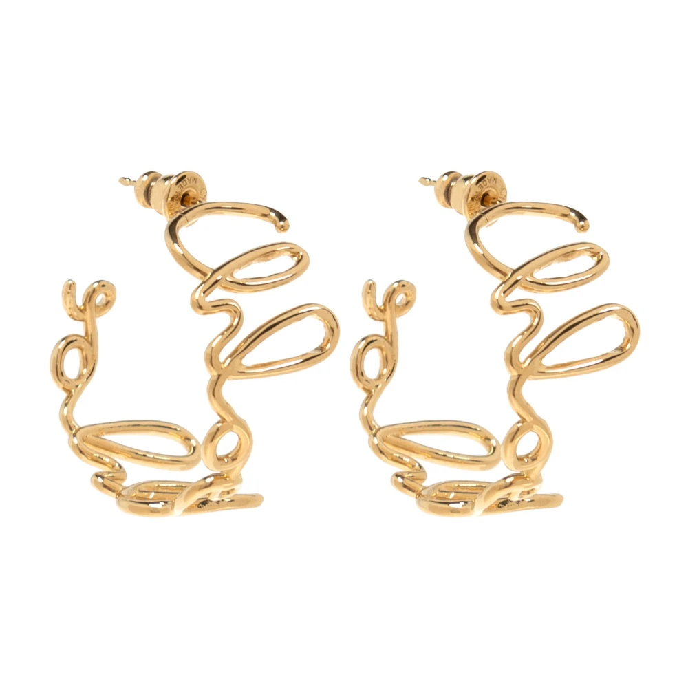 Chloé, Earrings, female, Yellow, ONE SIZE, Brass earrings