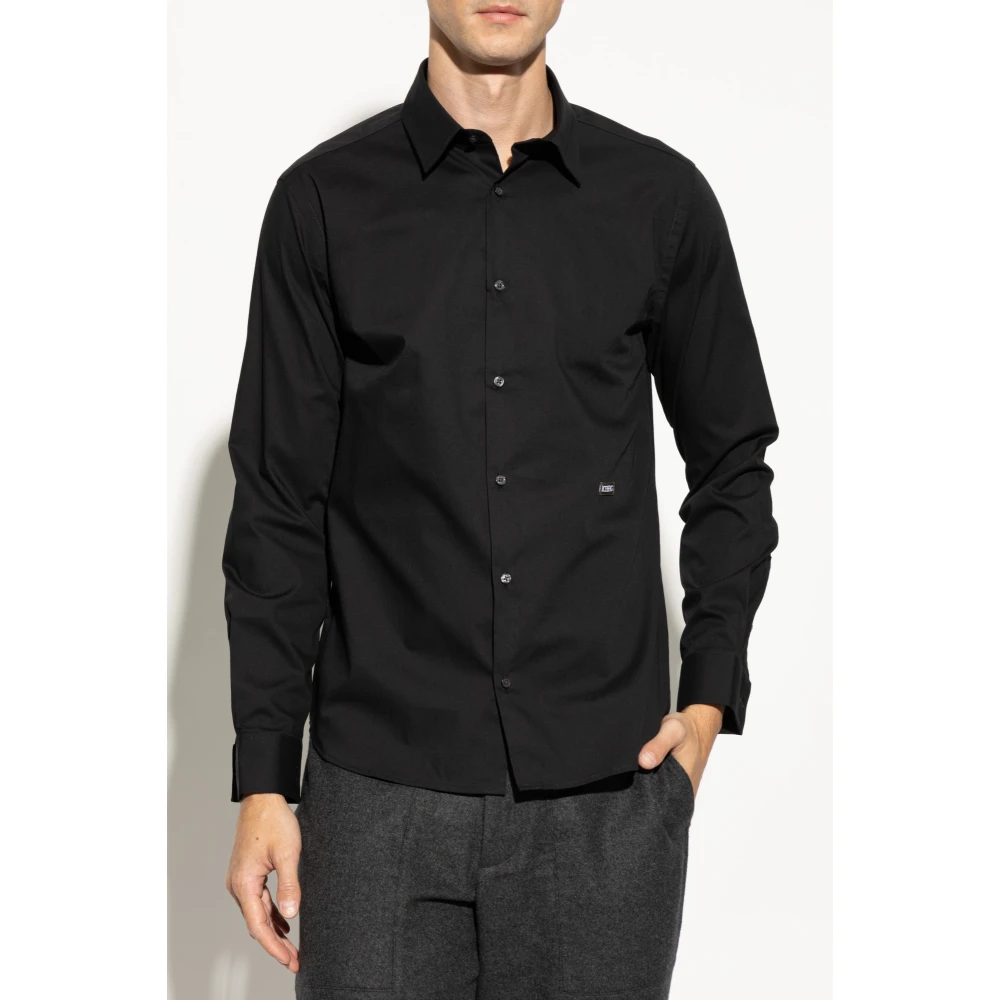 Iceberg Shirt met logo Black Heren