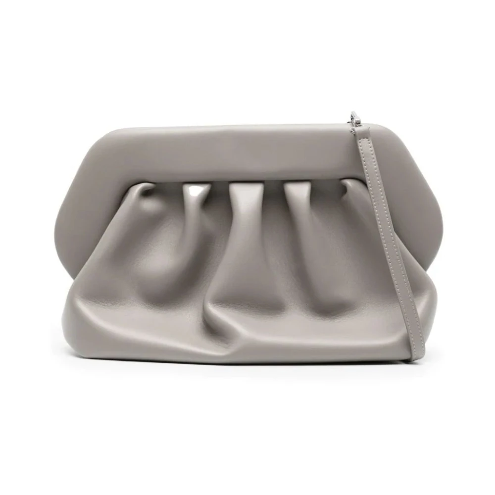 THEMOIRè Grijze Kunstleren Clutch Tas Gray Dames