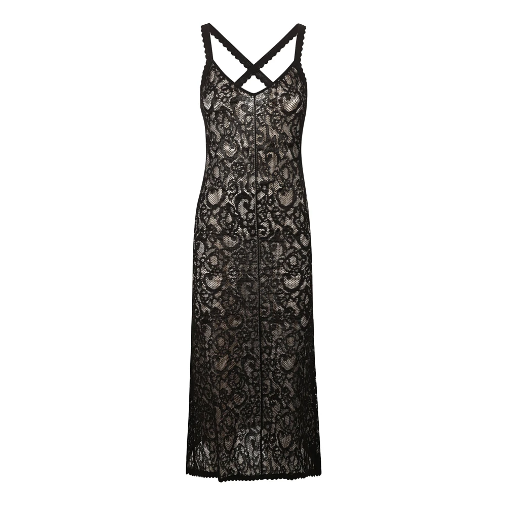 Moschino Zwarte Jurk Abito Black Dames