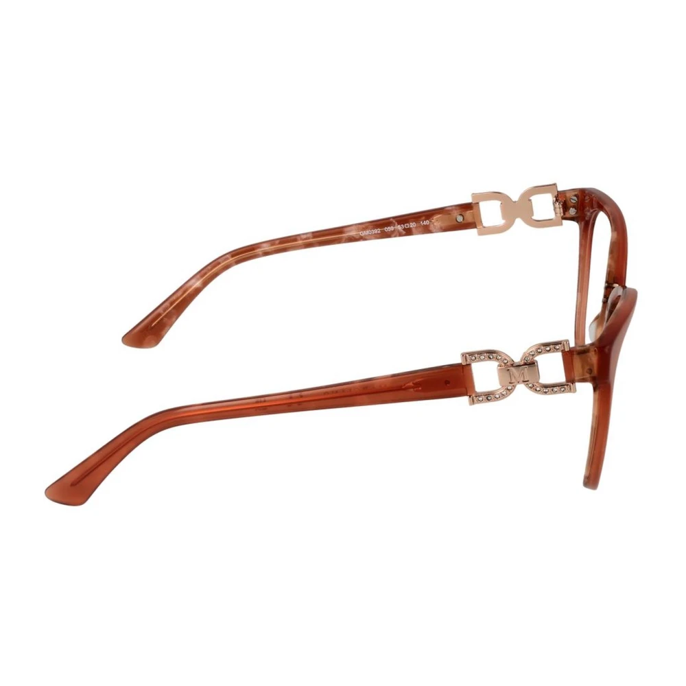 Guess Bruine Ronde Acetaat Optische Monturen Brown Dames