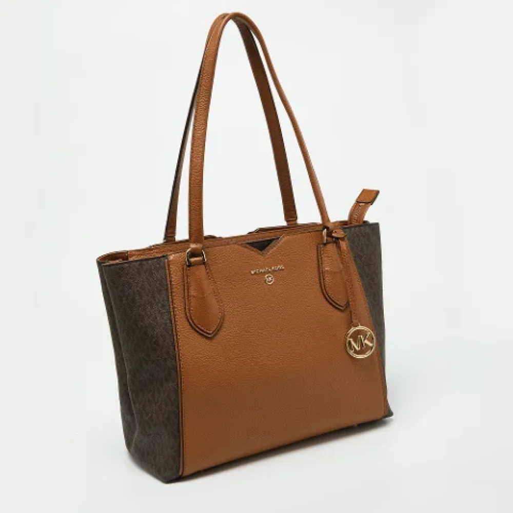 Michael Kors Pre-owned Leather shoulder-bags Brown Dames
