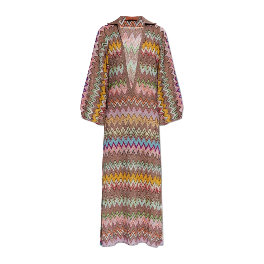 Missoni Women's Multicolor Maxi Dresses, Xs, Chemisier Dress