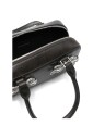 black-distressed-leather-mini-tote-bag