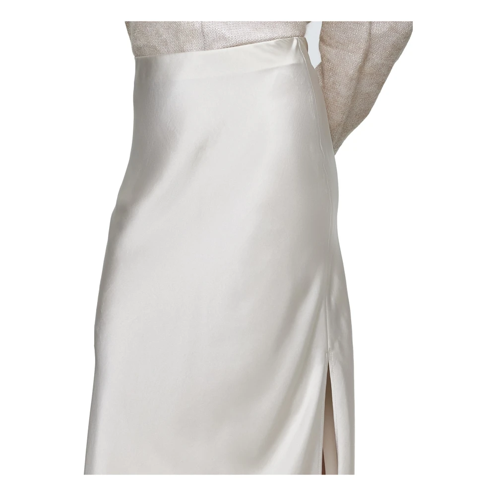 BRUNELLO CUCINELLI Elegante Rokken Collectie White Dames