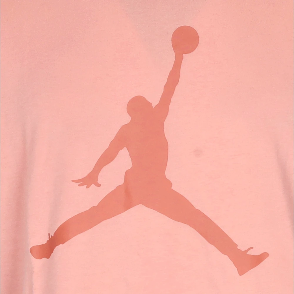 Jordan Jumpman Crew T-shirt Rood Pink Heren