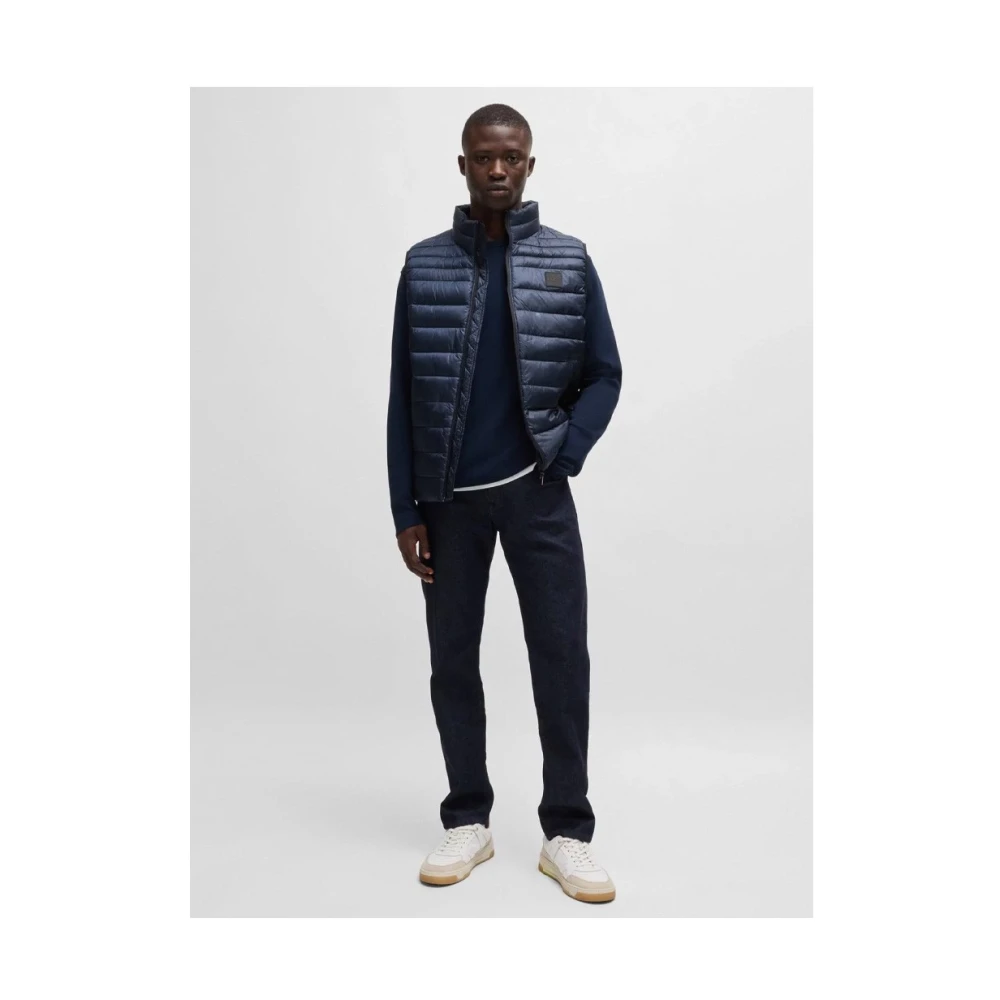 Hugo Boss Stijlvolle Jas voor Mannen Blue Heren