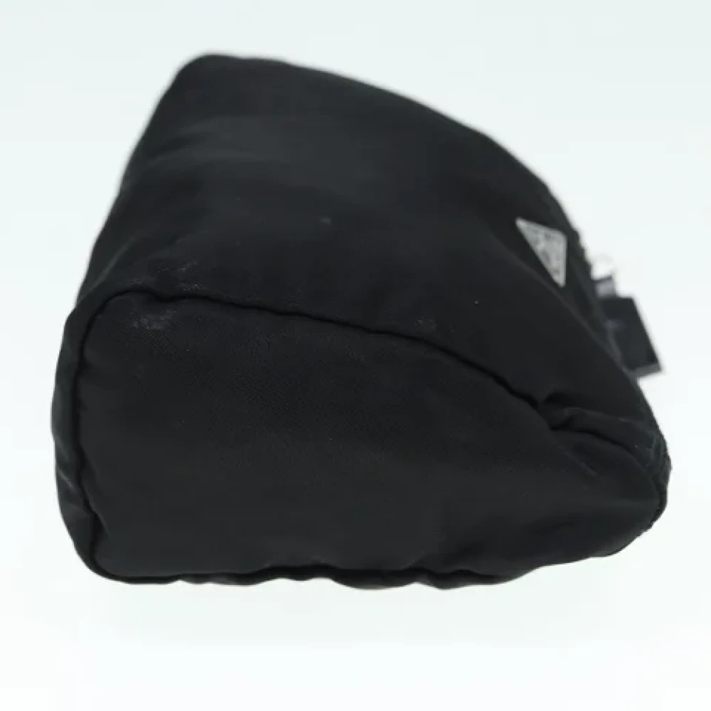 Prada Vintage Pre-owned Nylon pouches Black Dames