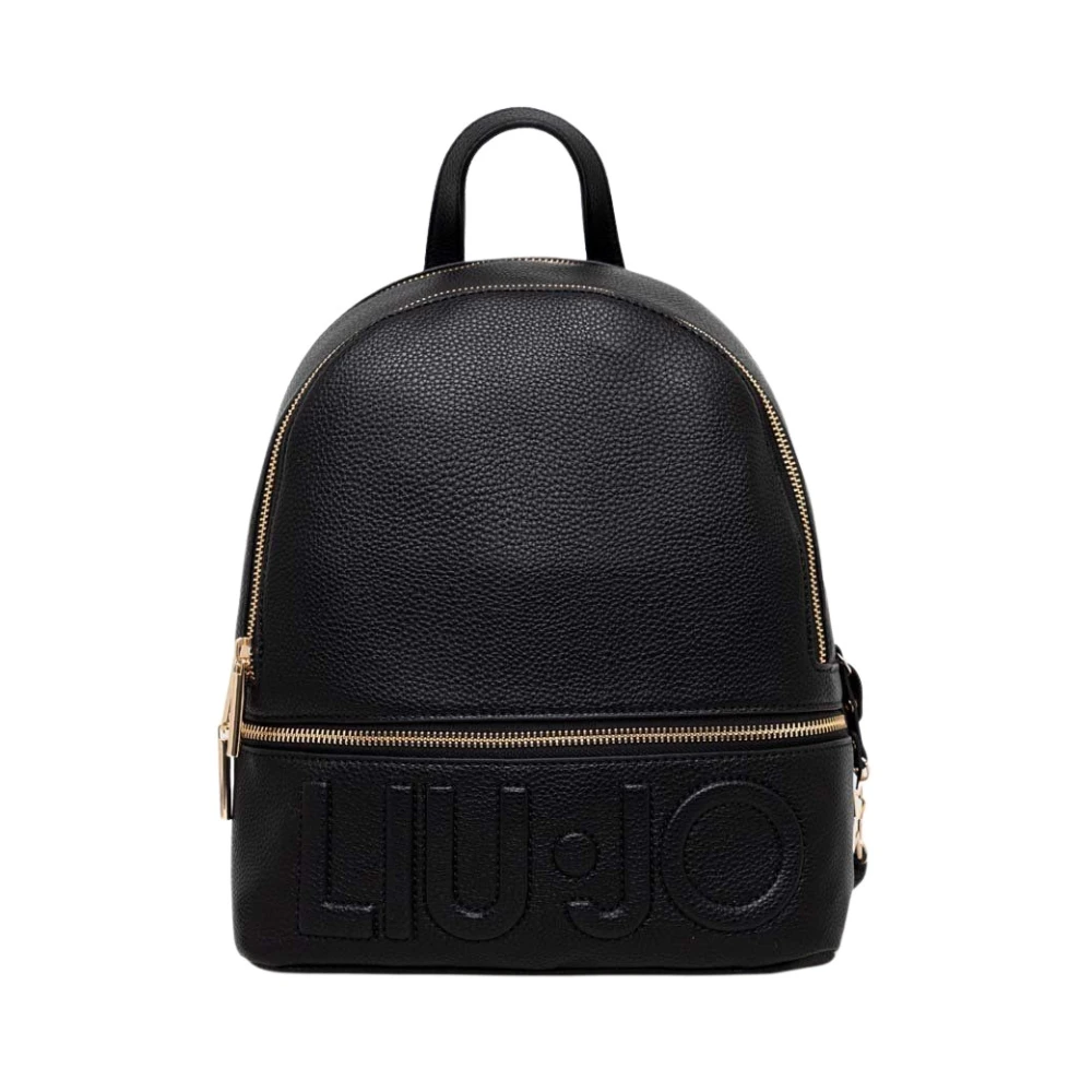 Liu Jo, Tassen , Dames, Zwart, ONE Size, Leer, Rugzak