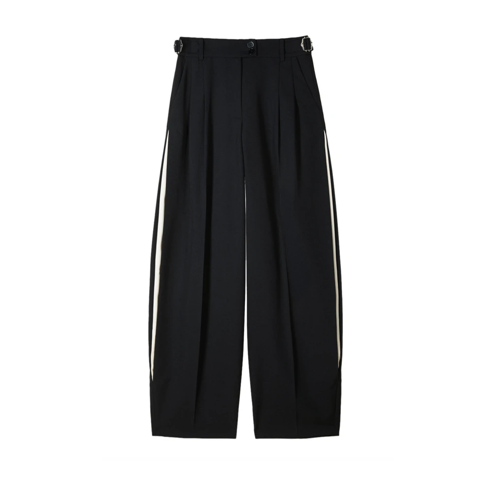 Patrizia Pepe Mujer Negro - Pantalón Palazzo - Trousers - M