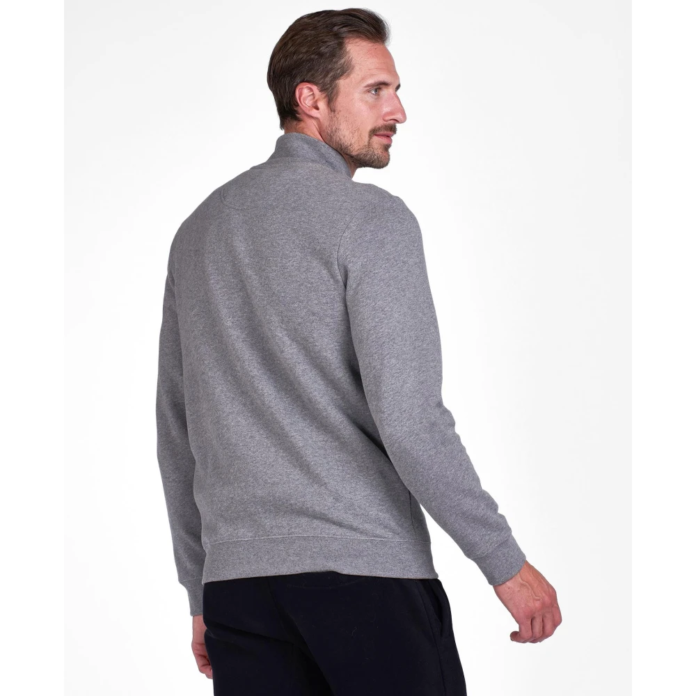 Barbour Essentiële Half Zip Sweatshirt Gray Heren
