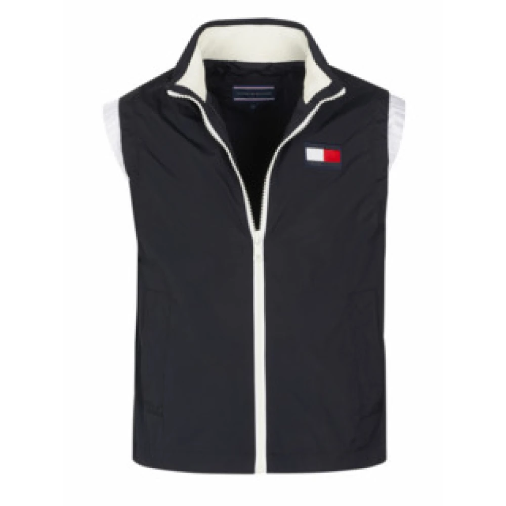 Tommy Hilfiger Stijlvolle Vest voor Mannen Blue Heren