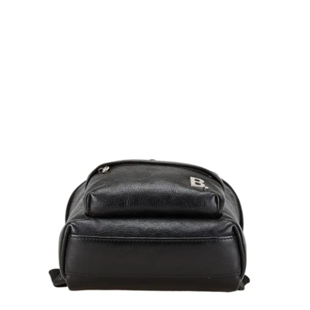 Balenciaga Vintage Pre-owned Leather backpacks Black Dames