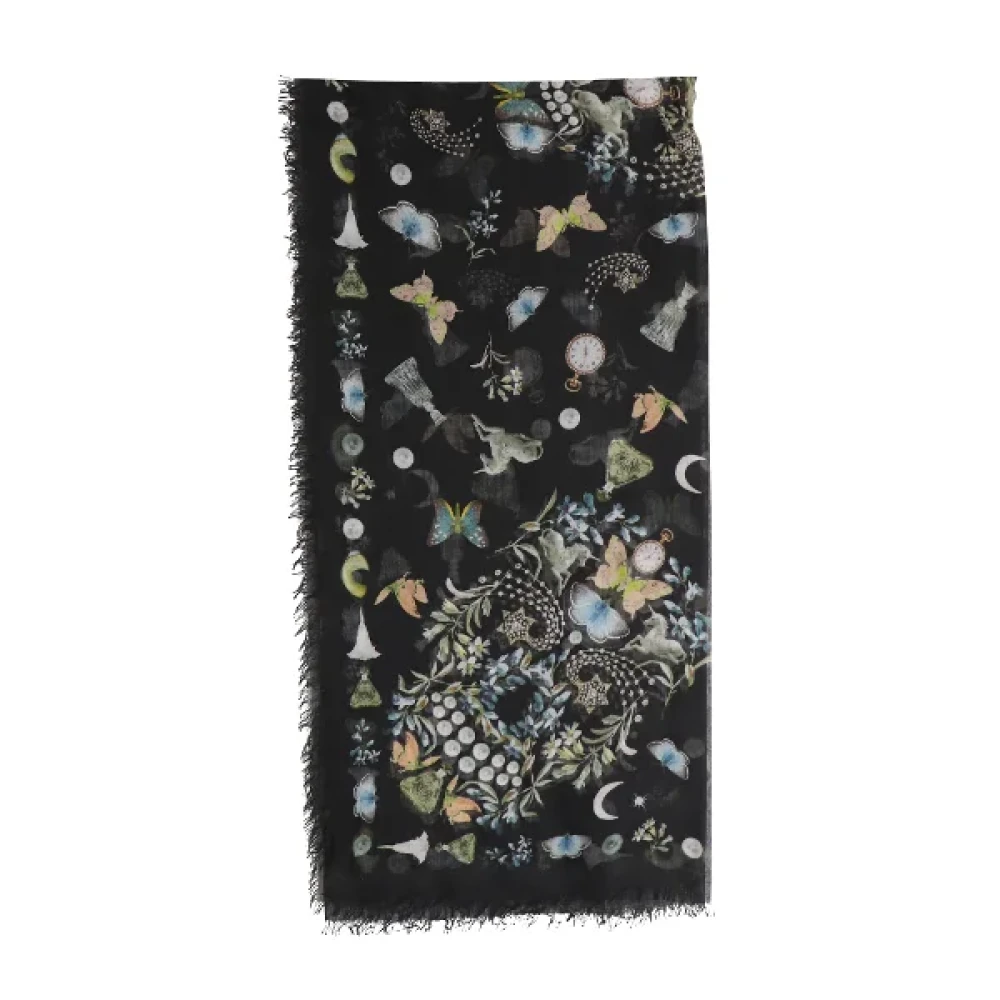 Alexander McQueen Pre-owned Silk scarves Multicolor Dames