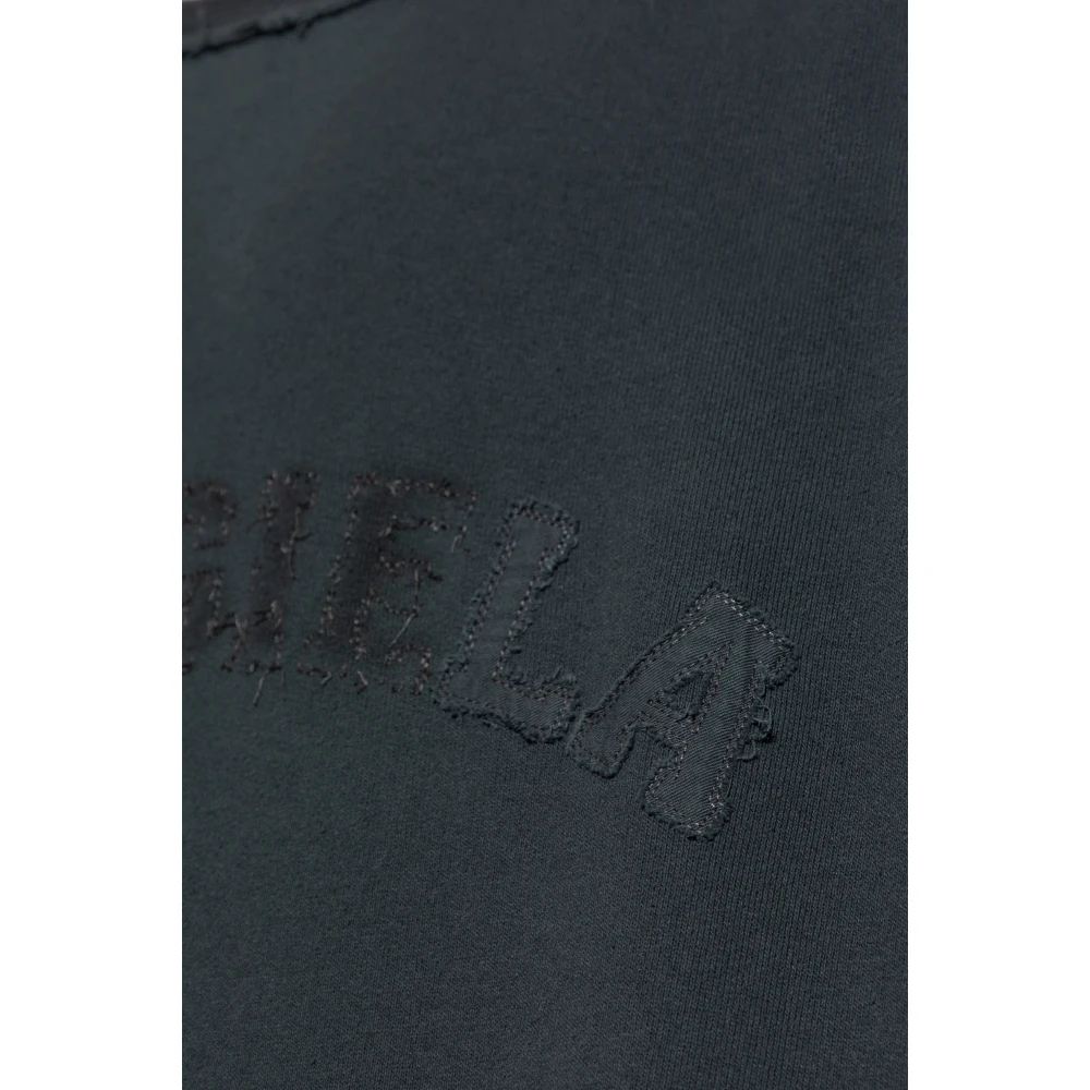 Maison Margiela Sweatshirt met vintage-effect Black Heren