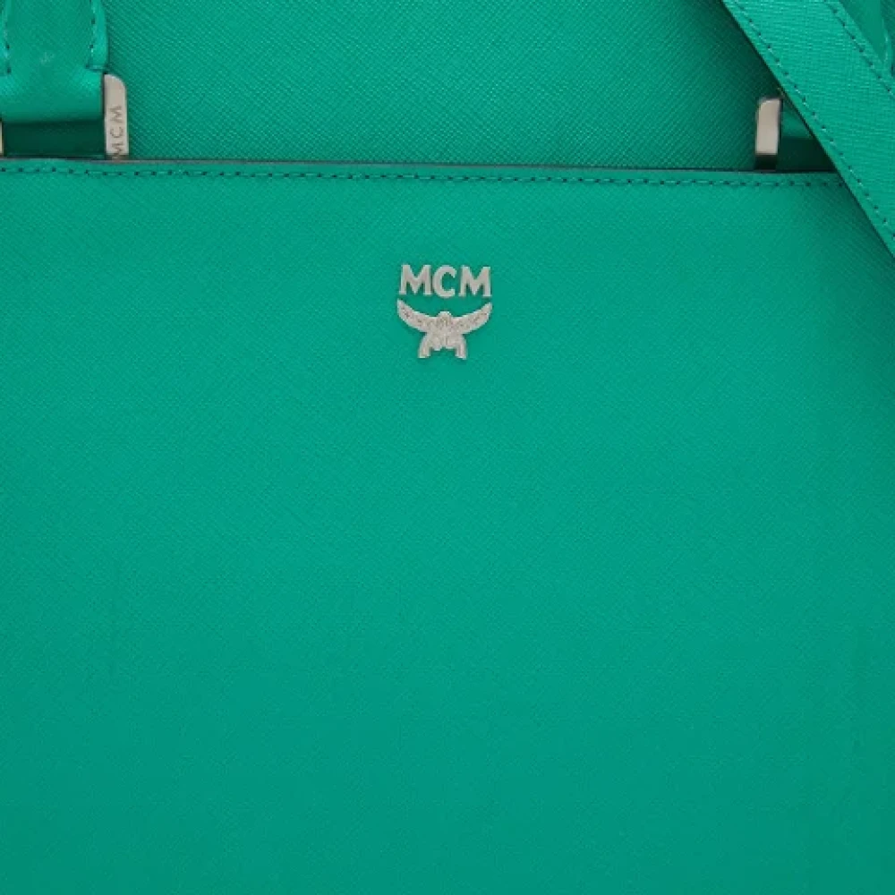 MCM Pre-owned Leather totes Green Dames
