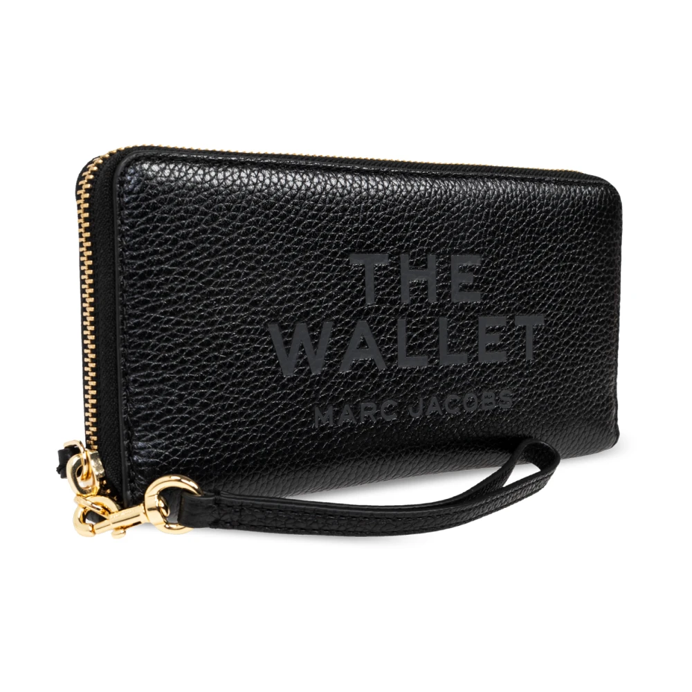 Marc Jacobs Portemonnee met logo Black Dames