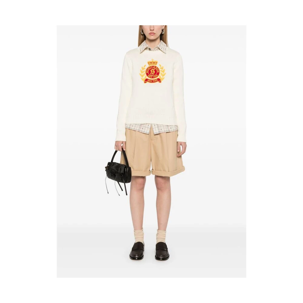 Sporty & Rich Roomwit Visserstrui Beige Dames