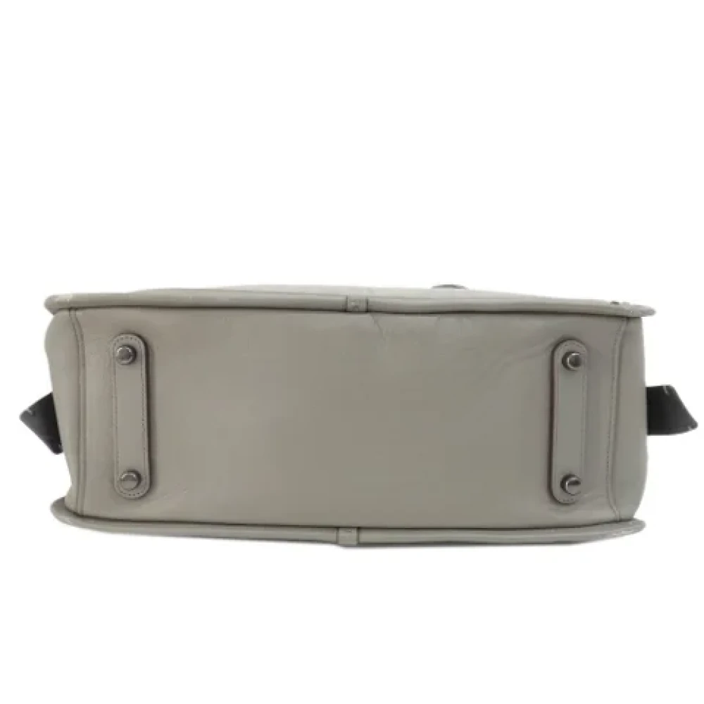 Coach Pre-owned Leather handbags Gray Dames