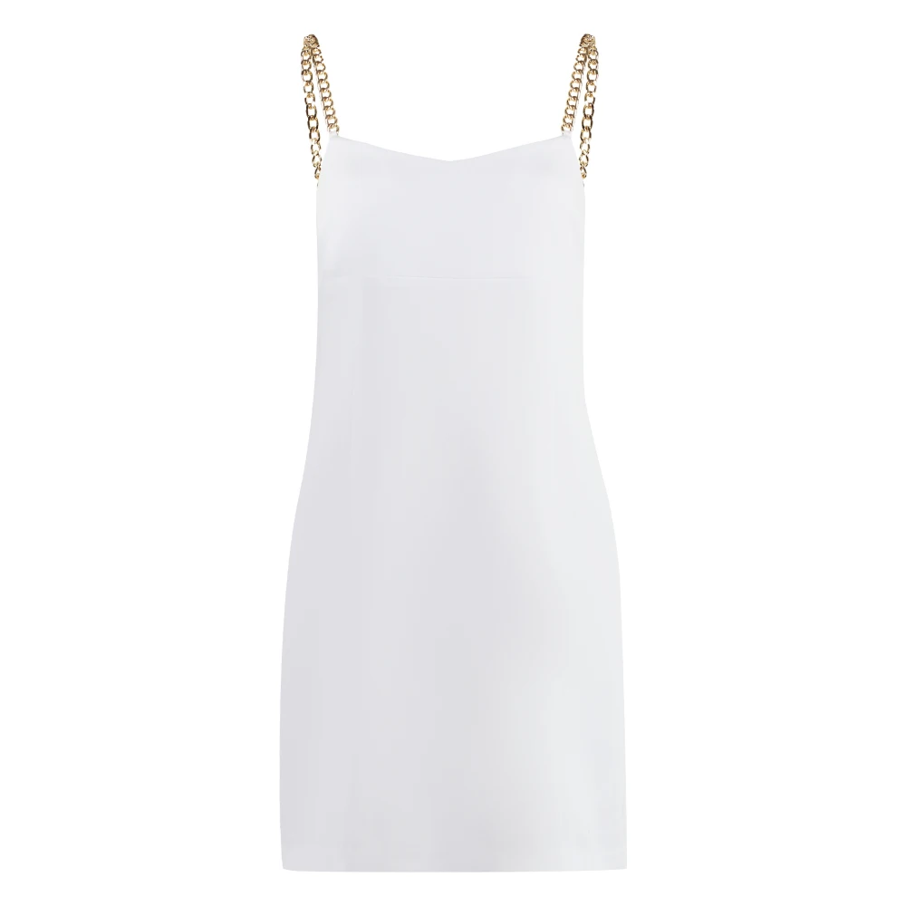 Michael Kors Versierde Crepe Mini Jurk White Dames