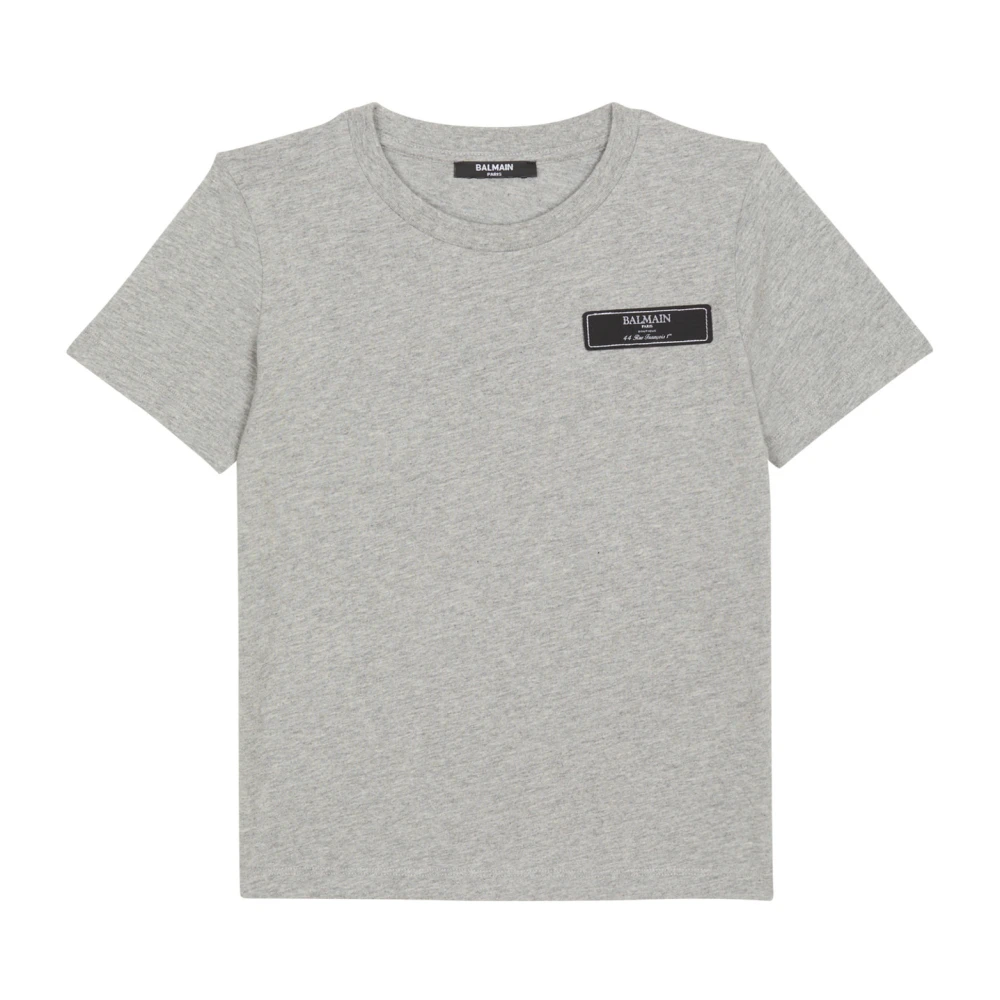 Balmain Pierre kortärmad T-shirt Gray, Unisex