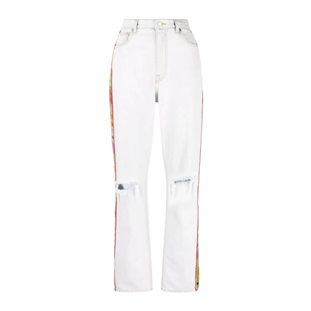 Etro Women's Blue Straight Fit Jeans, W30, Jeans