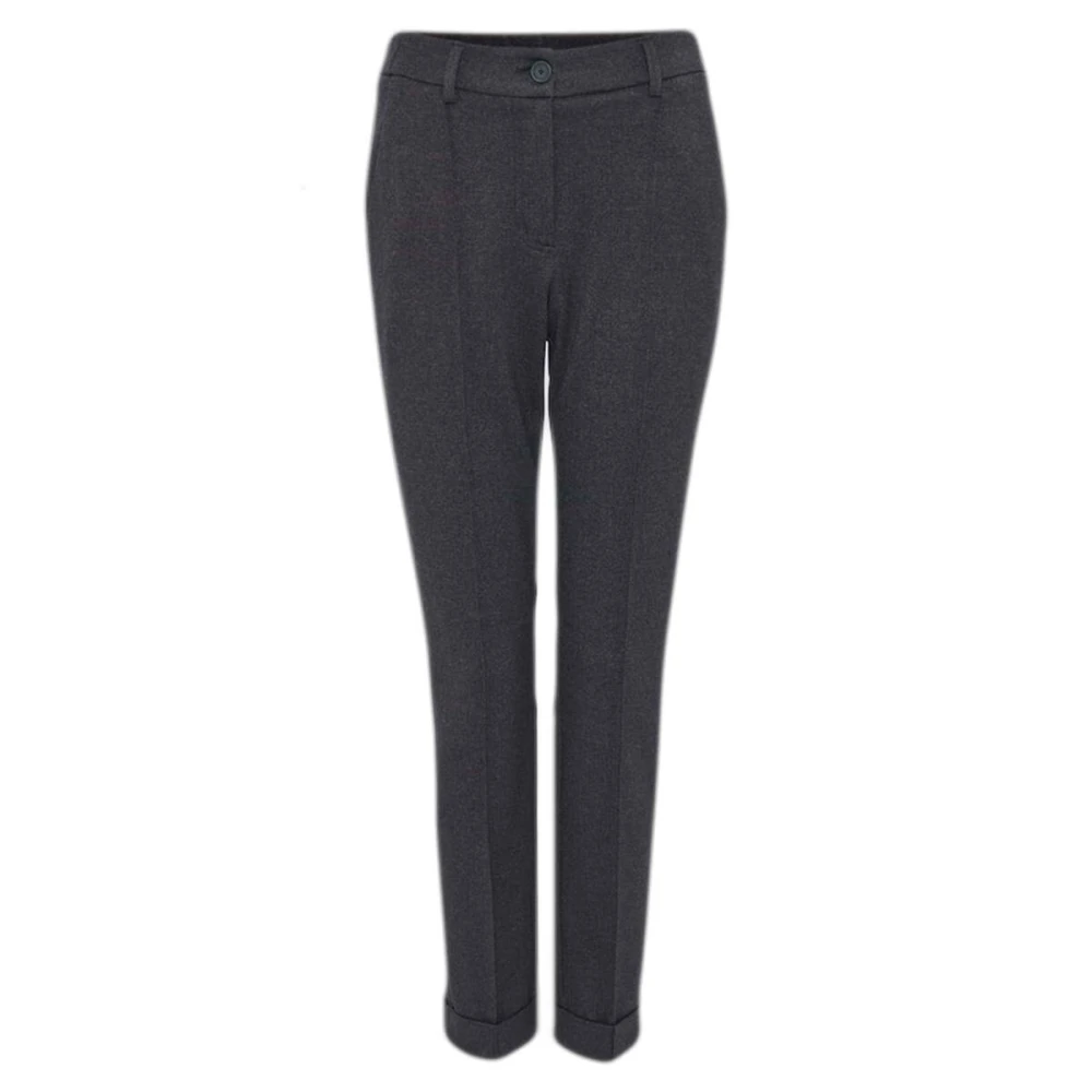 Opus Melina Remix Stijlvolle Broek Blue Dames