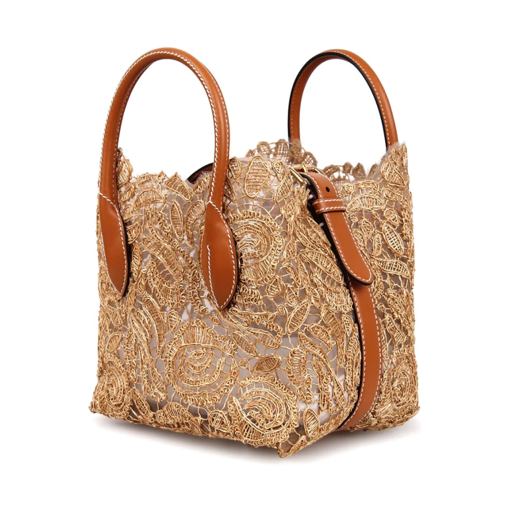 Ermanno Scervino Stijlvolle Winkel Tas Beige Dames