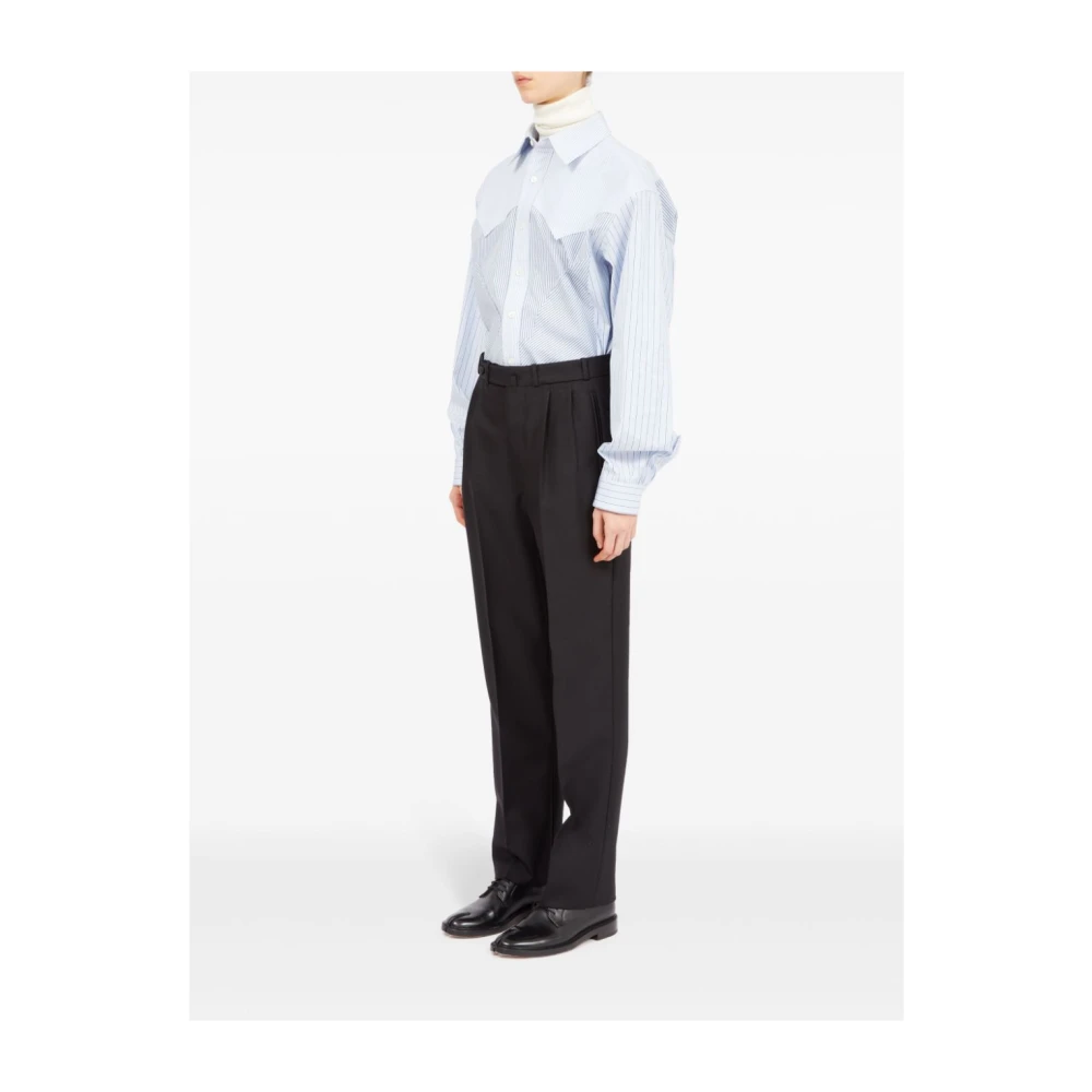 Maison Margiela Zwarte Broek Black Dames