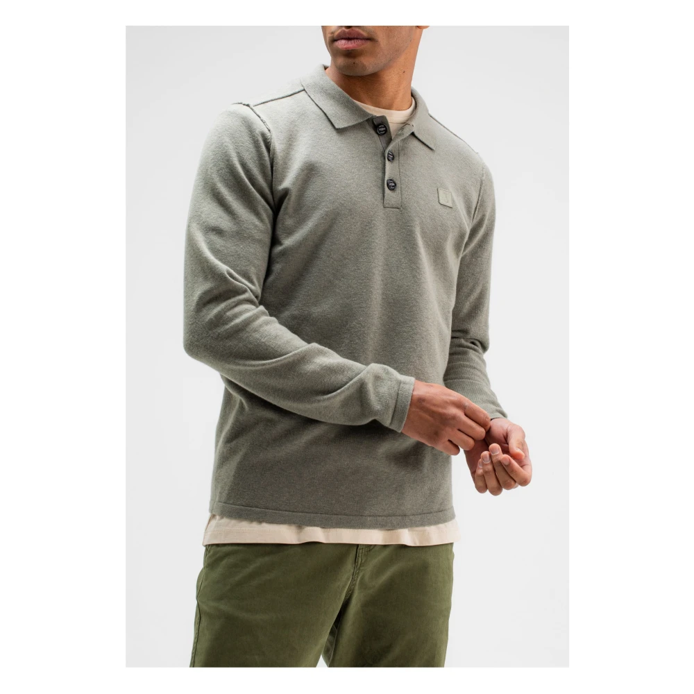 Butcher of Blue Clifden Polo Groene Trui Green Heren